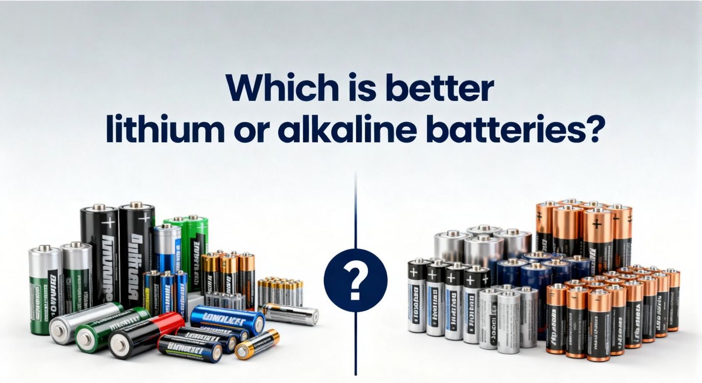Which is better lithium or alkaline batteries?