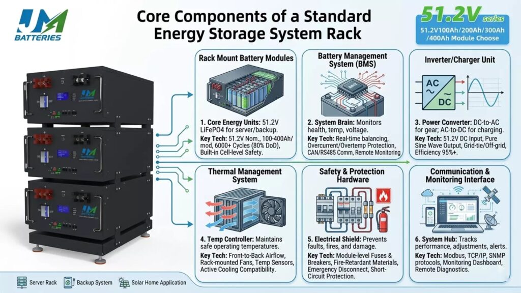What is an energy storage system rack?
