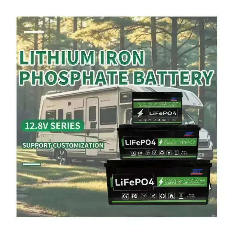 A Sustainable Solution for Grid Storage 12.8V 200ah 100ah 300ah 150ah Lithium Iron Phosphate Batteries