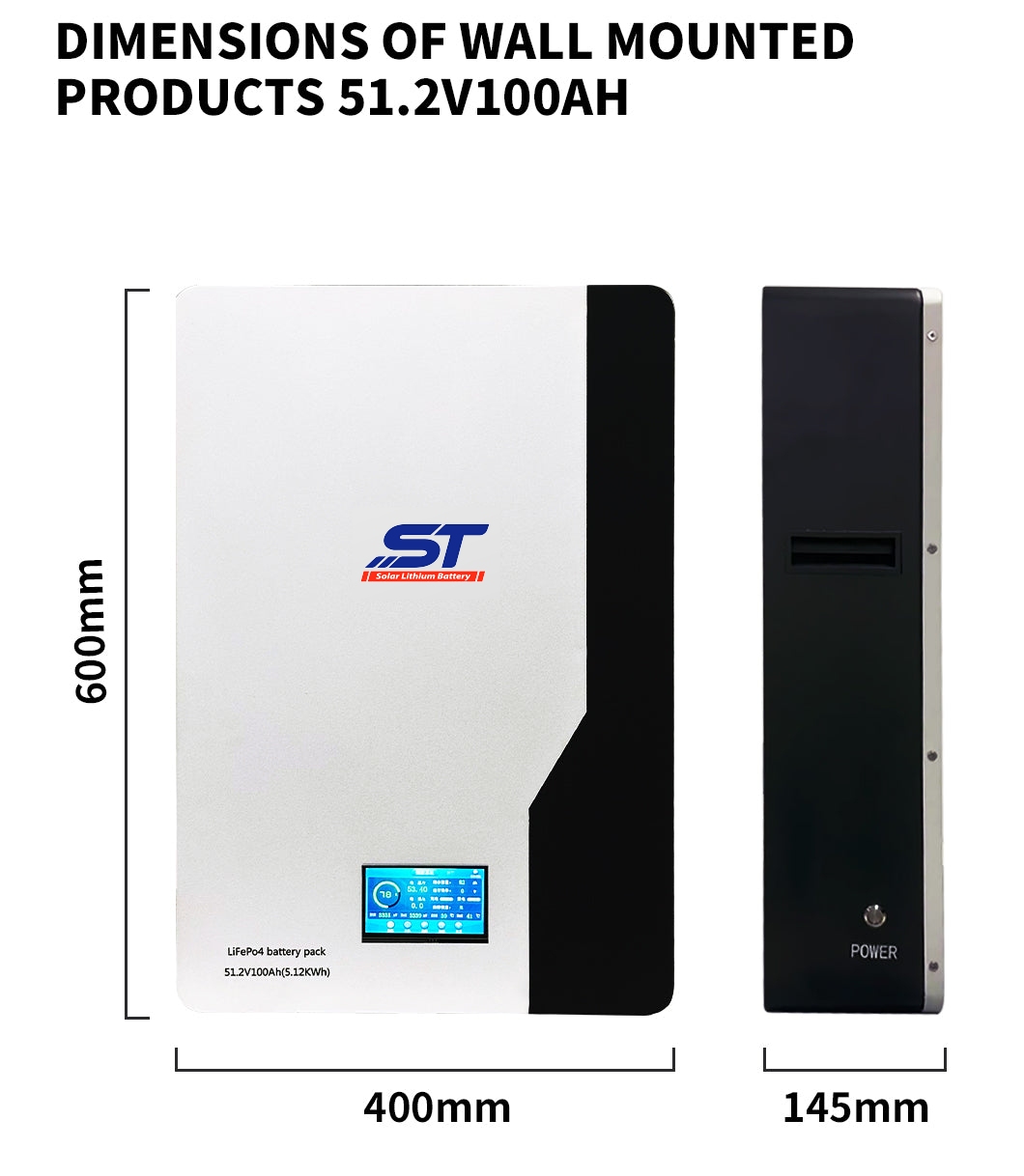 51.2V 100AH 5KWH Lithium Power Wall Battery technical specification image 5