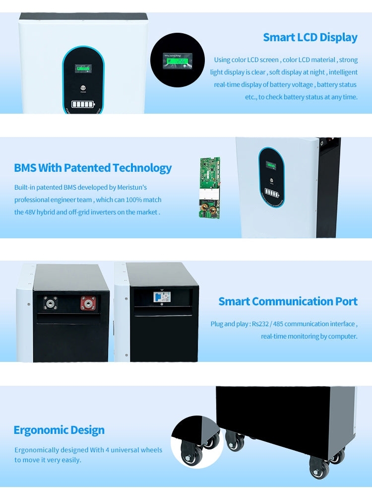 25.6V 220AH 5.6KW Lifepo4 Movable Lithium Battery technical specification image 5