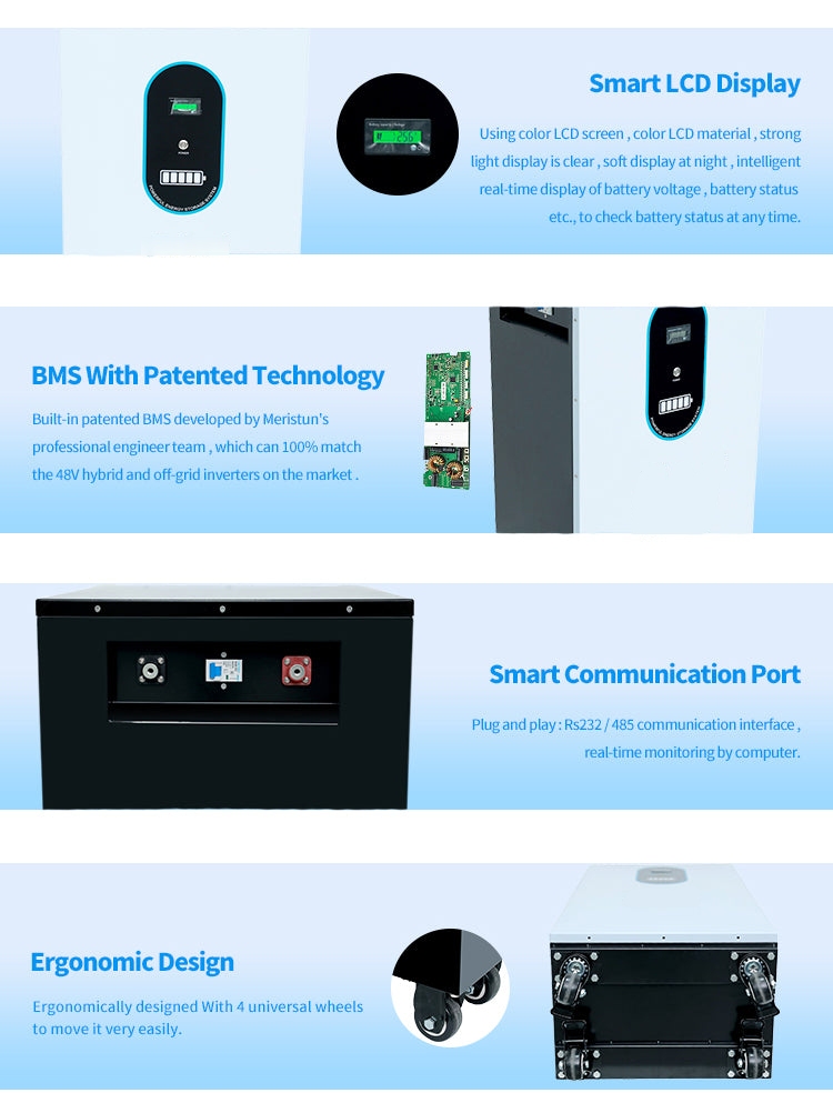 48V 230AH Lifepo4 Movable Home Energy Storage Battery technical specification image 5