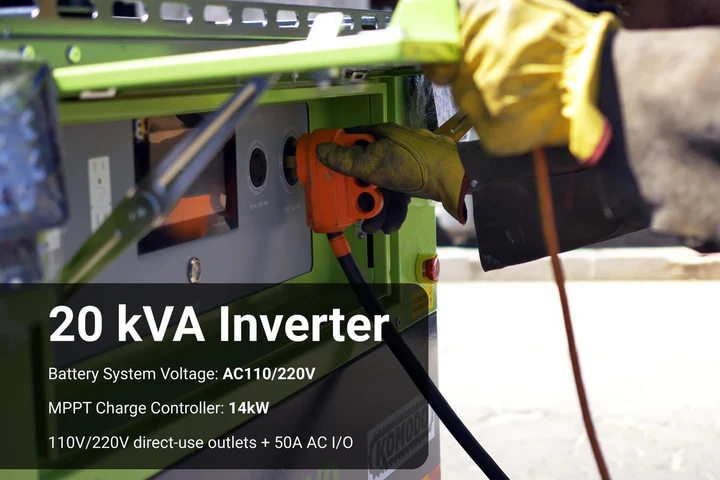 ST New 20kwh 18kwh Solar Hybrid Inverter All in One 95kwh 100kw Moveable Lithium Battery