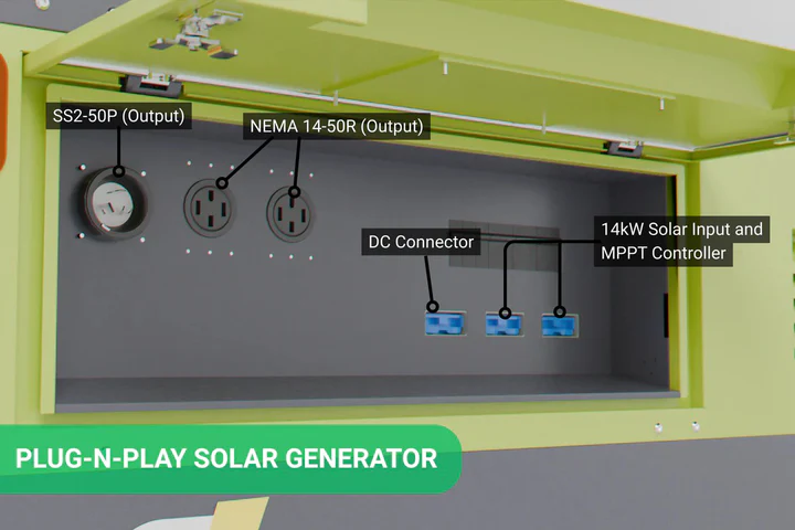 ST New 20kwh 18kwh Solar Hybrid Inverter All in One 95kwh 100kw Moveable Lithium Battery