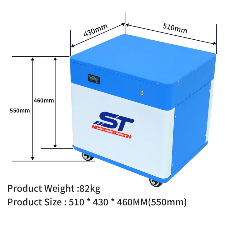 25.6V 250Ah LiFePO4 Battery for Home