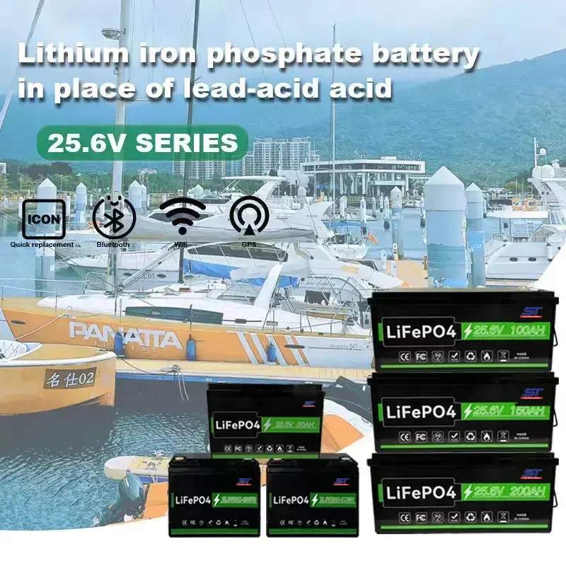 25.6v 20Ah 35Ah 50Ah 100Ah 150Ah 200Ah China Wholesale Custom Lithium Power Battery