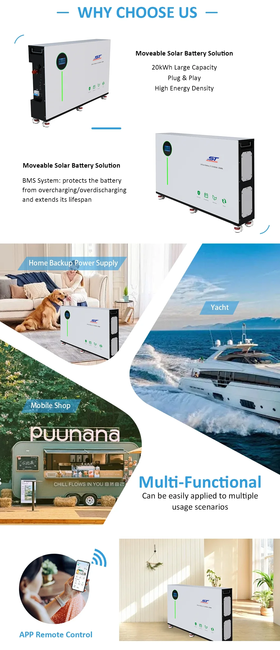 ST 20kwh Battery Backup for Complete Home Energy Storage System technical specification image 3