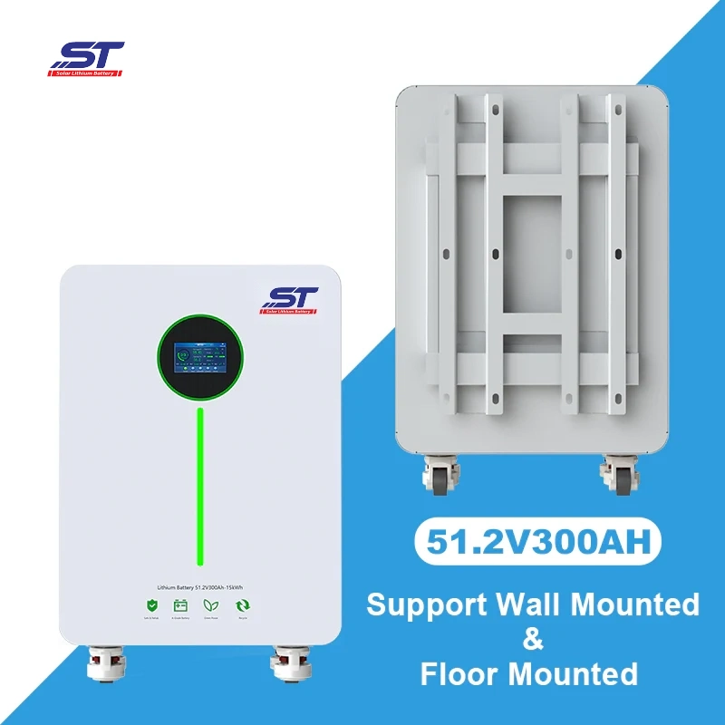 ST Super popular all over the world 48V 51.2V 300Ah 314Ah 15KWh 16KWh LiFePO4 Lithium Ion Battery Cell Solar Storage Battery