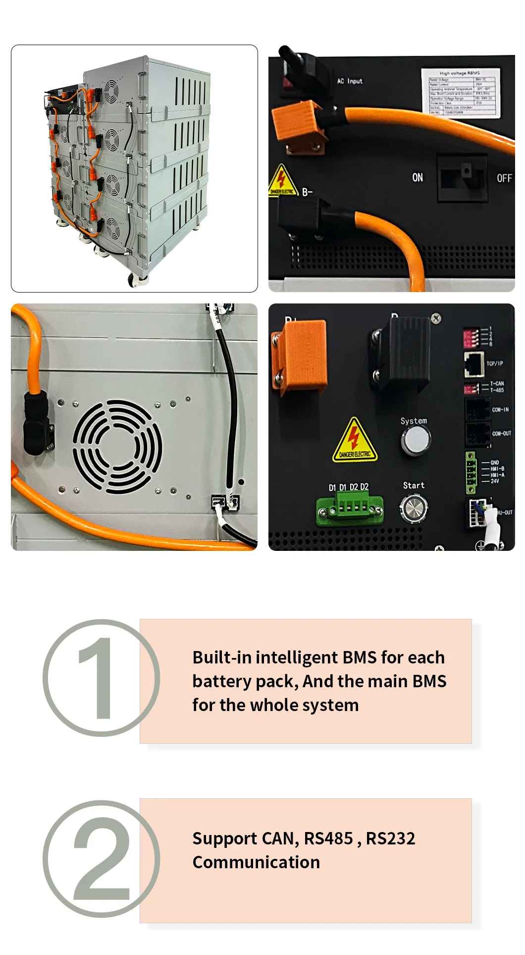 336V 280ah 94KWH Lithium Ion Battery Module Cell Solar Battery for Power Station technical specification image 5