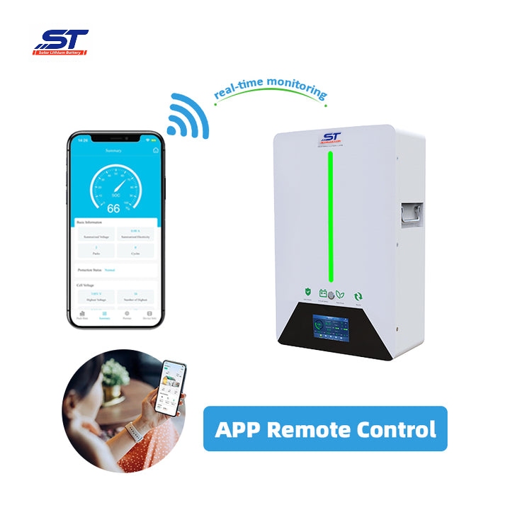 ST 24V 100AH 2.56Kwh Lithium Ion Battery Charger For Household Solar Energy Storage System