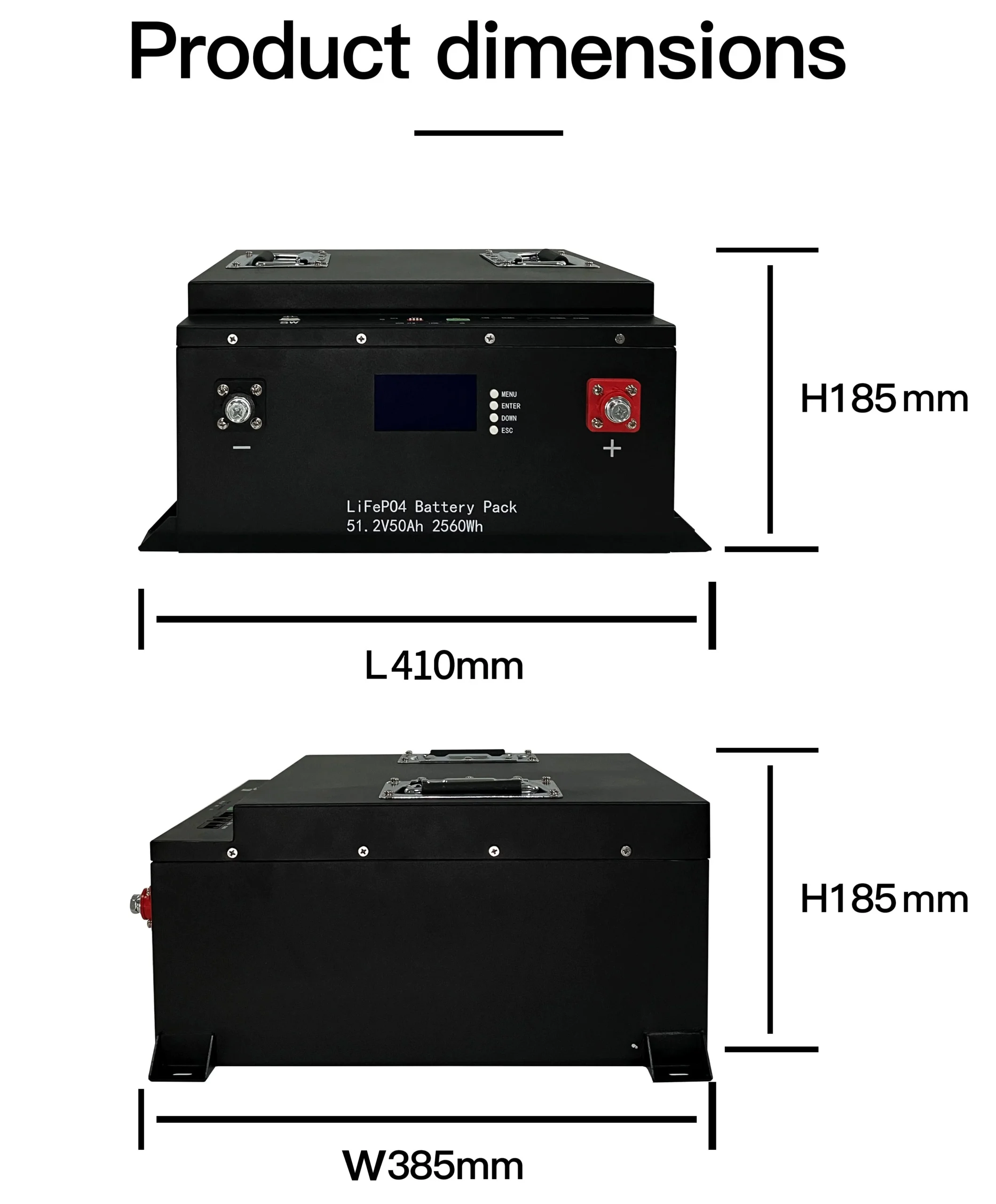 51.2V 100AH Energy Storage LiFePO4 Household Battery technical specification image 4