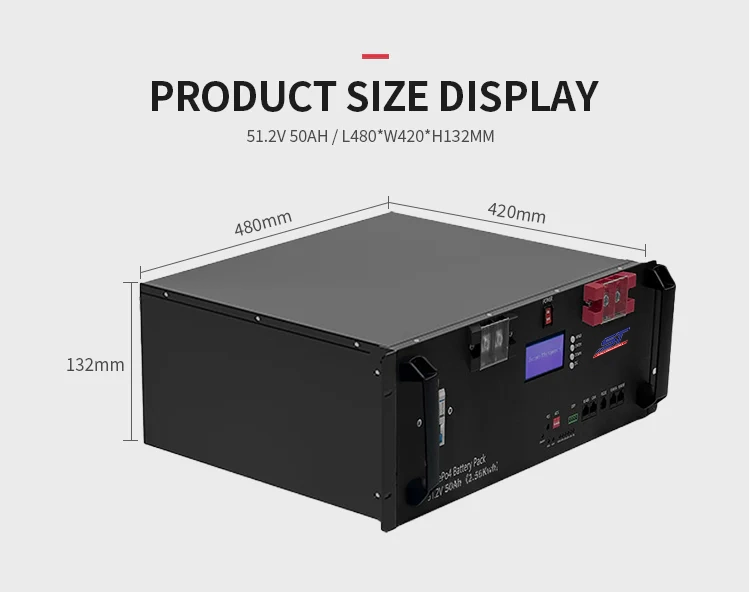 51.2V 150ah 50ah 100ah 200ah Lithium Ion Battery Pack LiFePO4 Cell Energy Storage Battery technical specification image 5