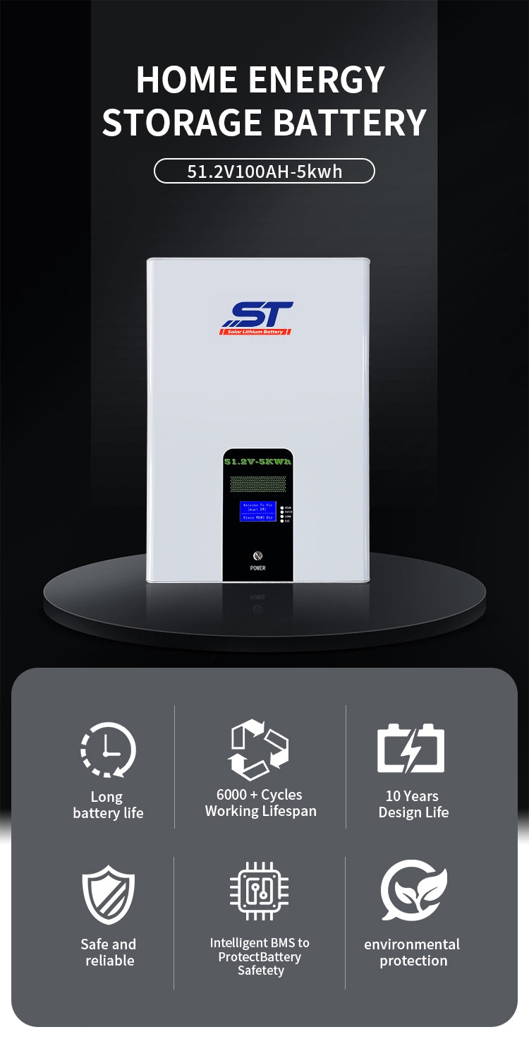 51.2V100AH 5KWH Wall Mounted Battery technical specification image 1
