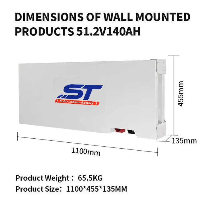 51.2V 48V 138ah LiFePO4 Solar Power System Home Solar Power System Energy Battery