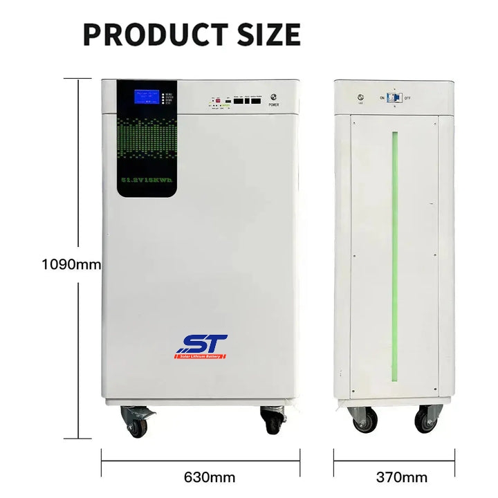 51.2V 200AH 300AH Lithium Solar Battery for Home Outdoor