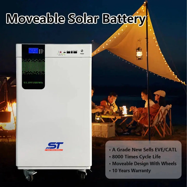 51.2V 200AH 300AH Lithium Solar Battery for Home Outdoor