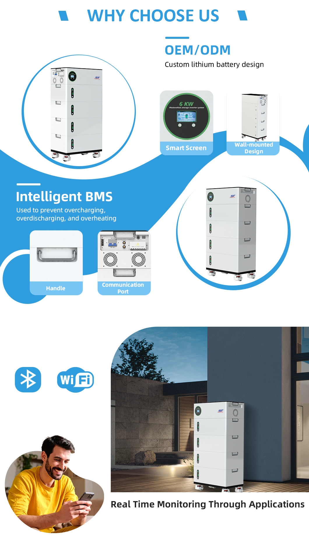 ST All In One Inverter and Battery for Home 5kWh 10kWh Energy Storage Systems technical specification image 5