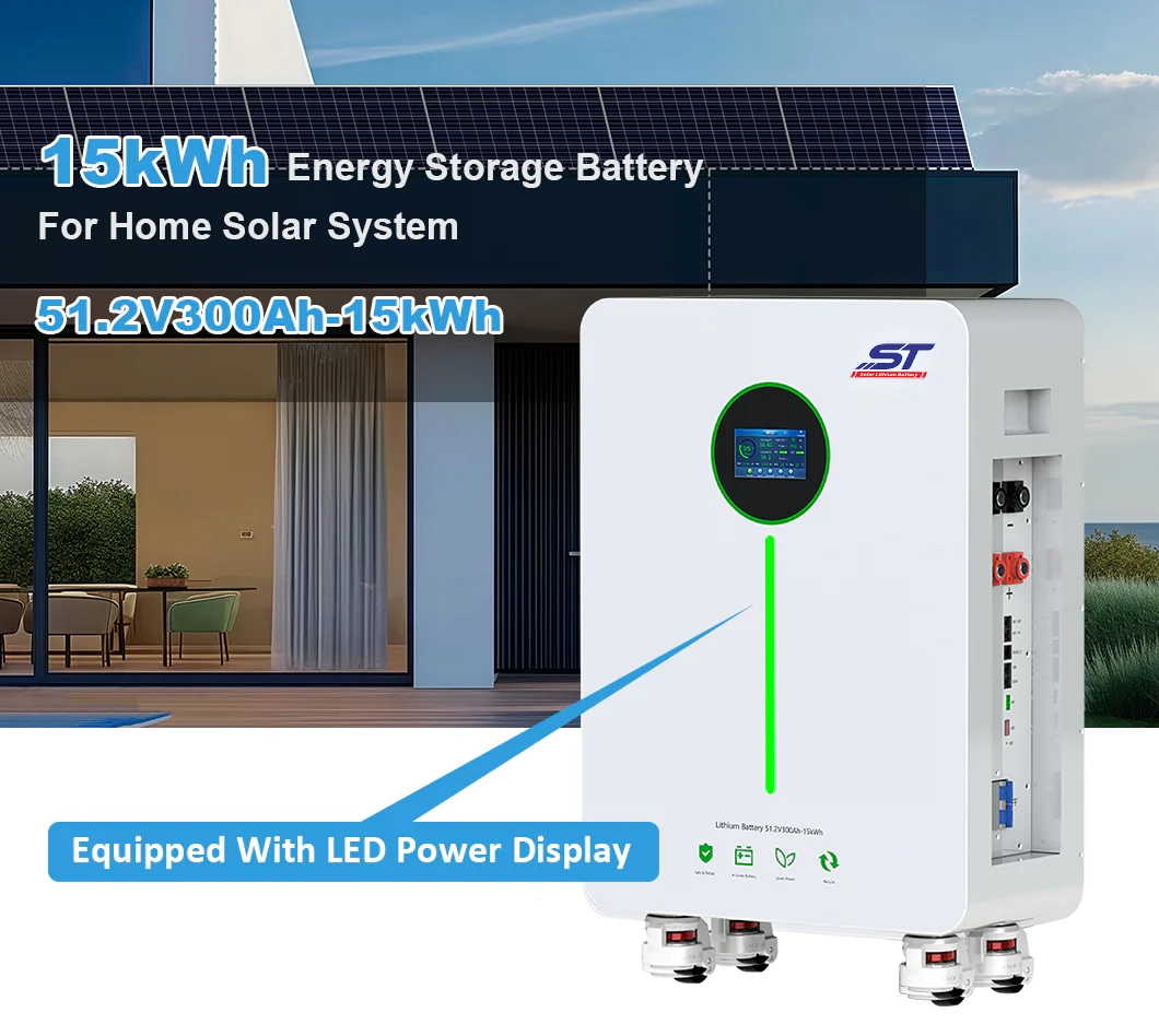 ST Super popular all over the world 48V 51.2V 300Ah 314Ah 15KWh 16KWh LiFePO4 Lithium Ion Battery Cell Solar Storage Battery technical specification image 1