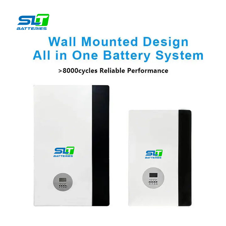 48V Wall Mounted Power Battery 48V 2.4kwh 5kwh Energy Storage Battery Home Solar Sodium Na ion Battery Powerwall With Inverter