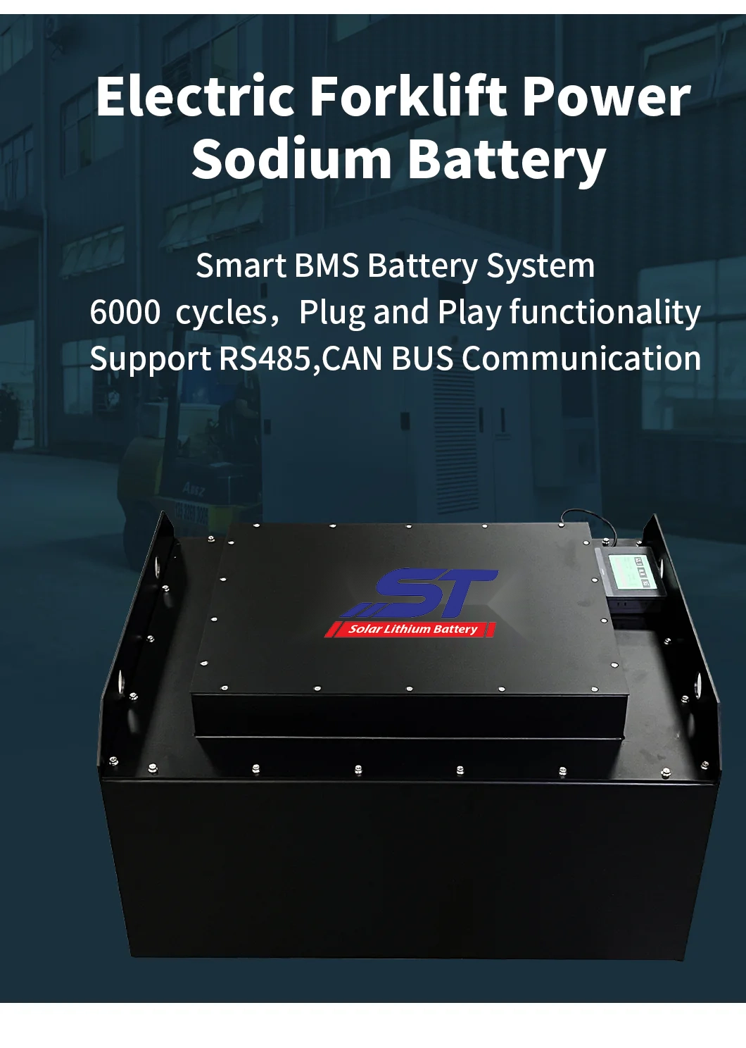 72V 240AH Solar Energy System Forklift Battery technical specification image 3