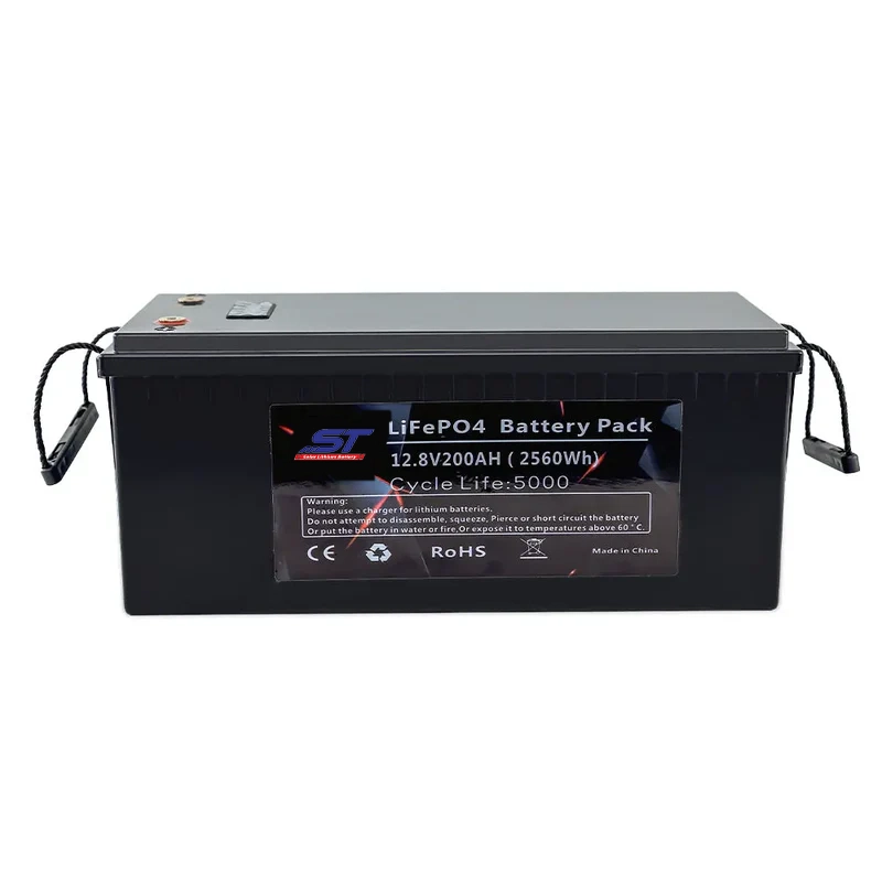 12.8V 200AH Lithium Iron Phosphate Battery Solar Power System Energy Storage Batteries