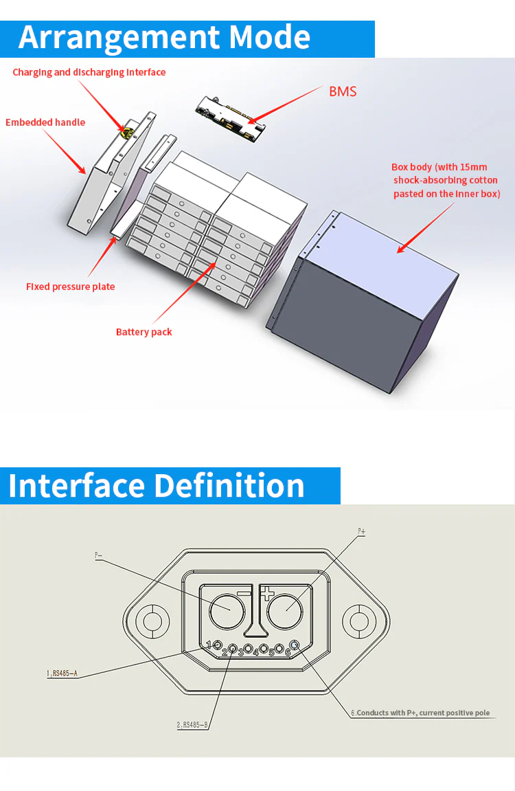 76.8V 50ah Solar System Lithium Solar Battery technical specification image 8