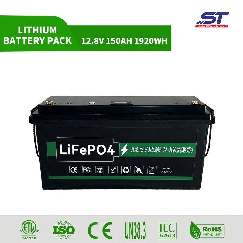 12.8V 100AH 150AH 200AH Lithium Solar Batteries