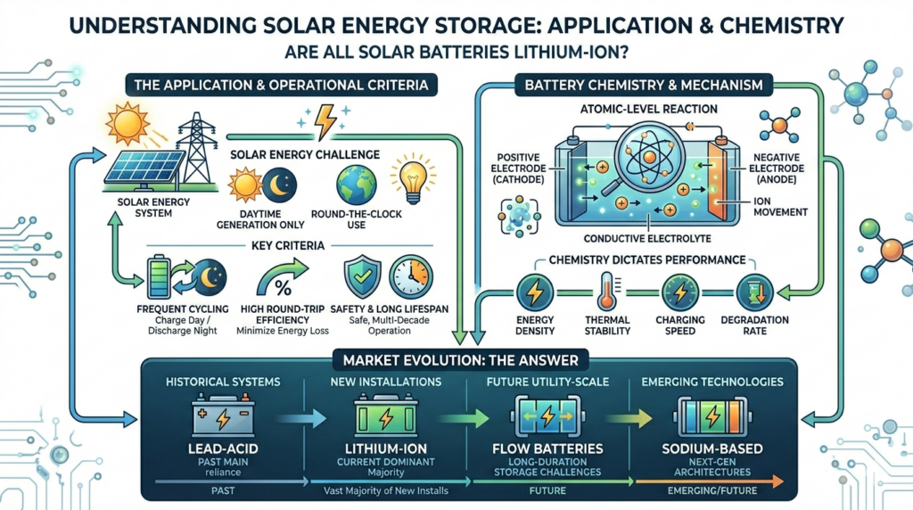 Is a solar battery a lithium battery?