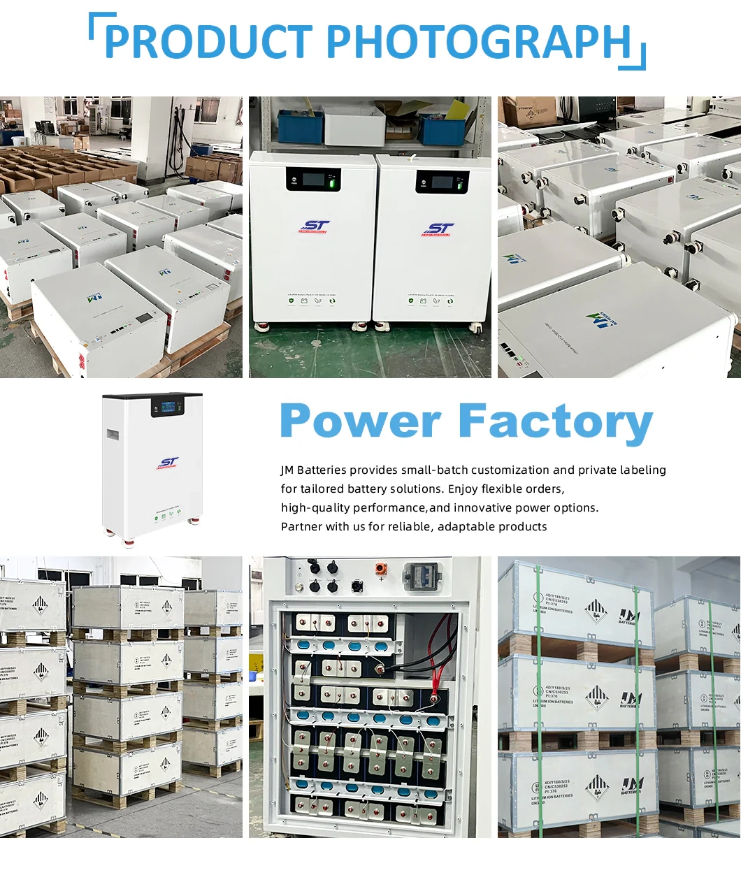 ST Rechargeable AA Lithium Batterie 300ah for Solar Energy Storage System technical specification image 8