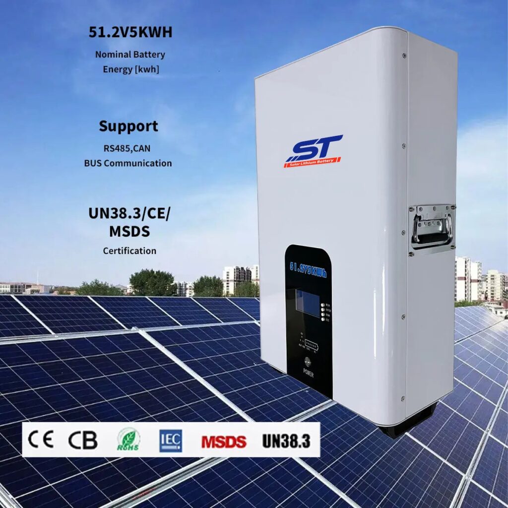 51.2V 100AH Home LiFePO4 Phosphate Battery
