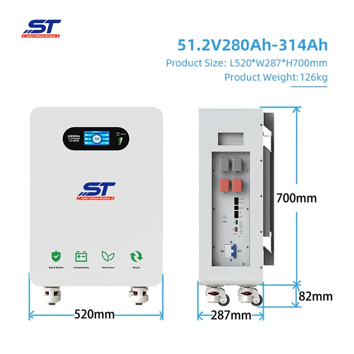 ST 15 kwh Battery 48 Volt 300ah LiFePO4 Battery for Residential Energy Storage
